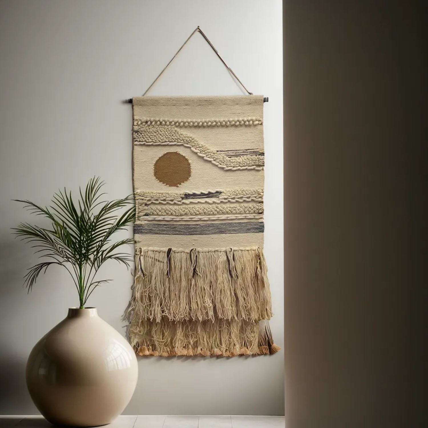 ArtistryBazaar Hand Woven Sunset Wall Hanging Home Décor/ Decorative Wall Hanging Decor